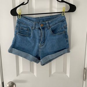 High Wasted Stretchy Shorts